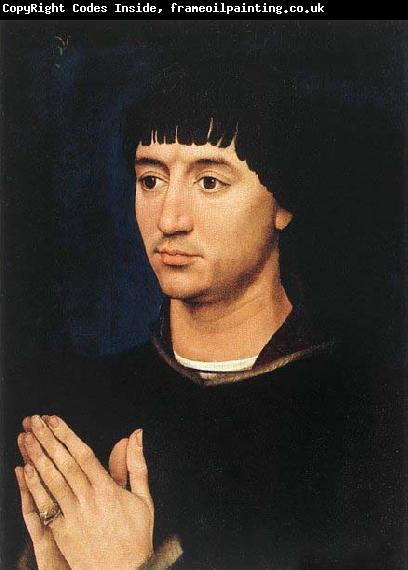 Rogier van der Weyden Portrait Diptych of Jean de Gros